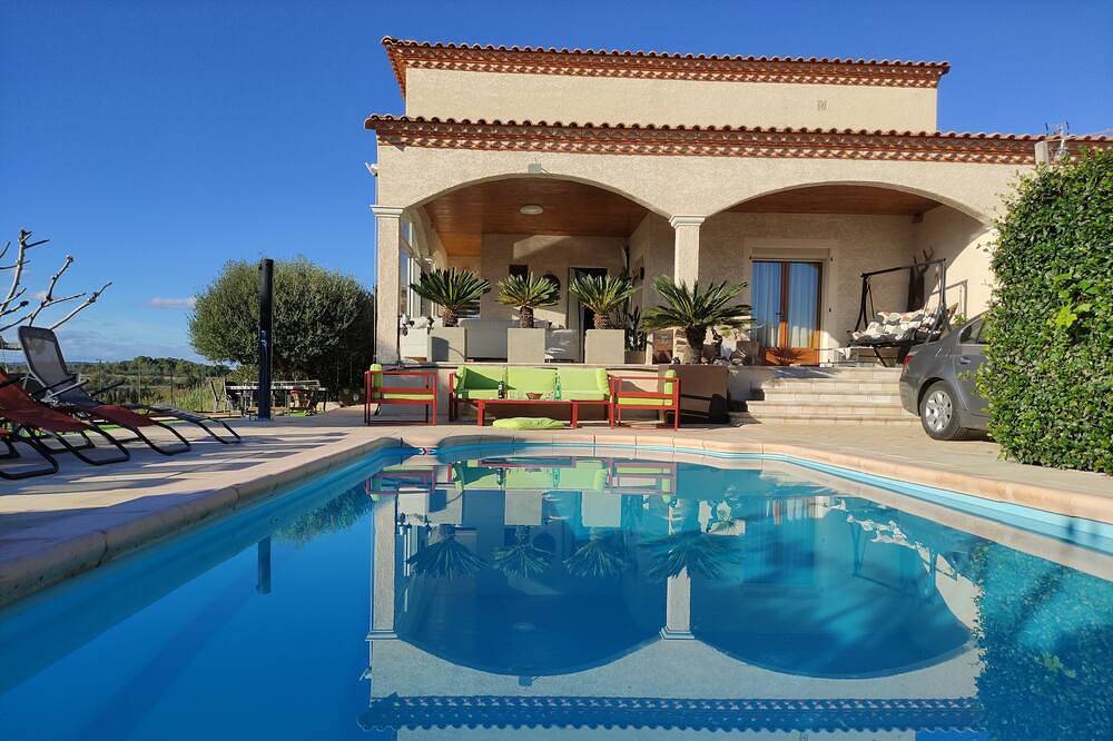Villa Les Trois Oliviers in Loupian, Mittelmeerküste (Frankreich)