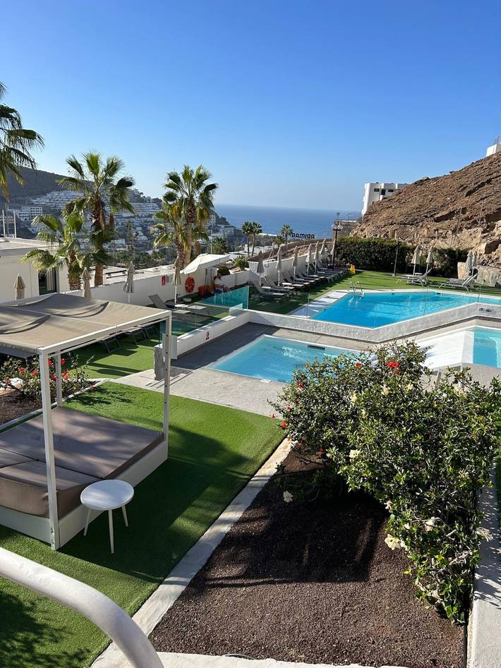 Vakantiehuis voor 3 personen, with Balkon and Tuin as well as Kinderzwembad in Puerto Rico (Gran Canaria)