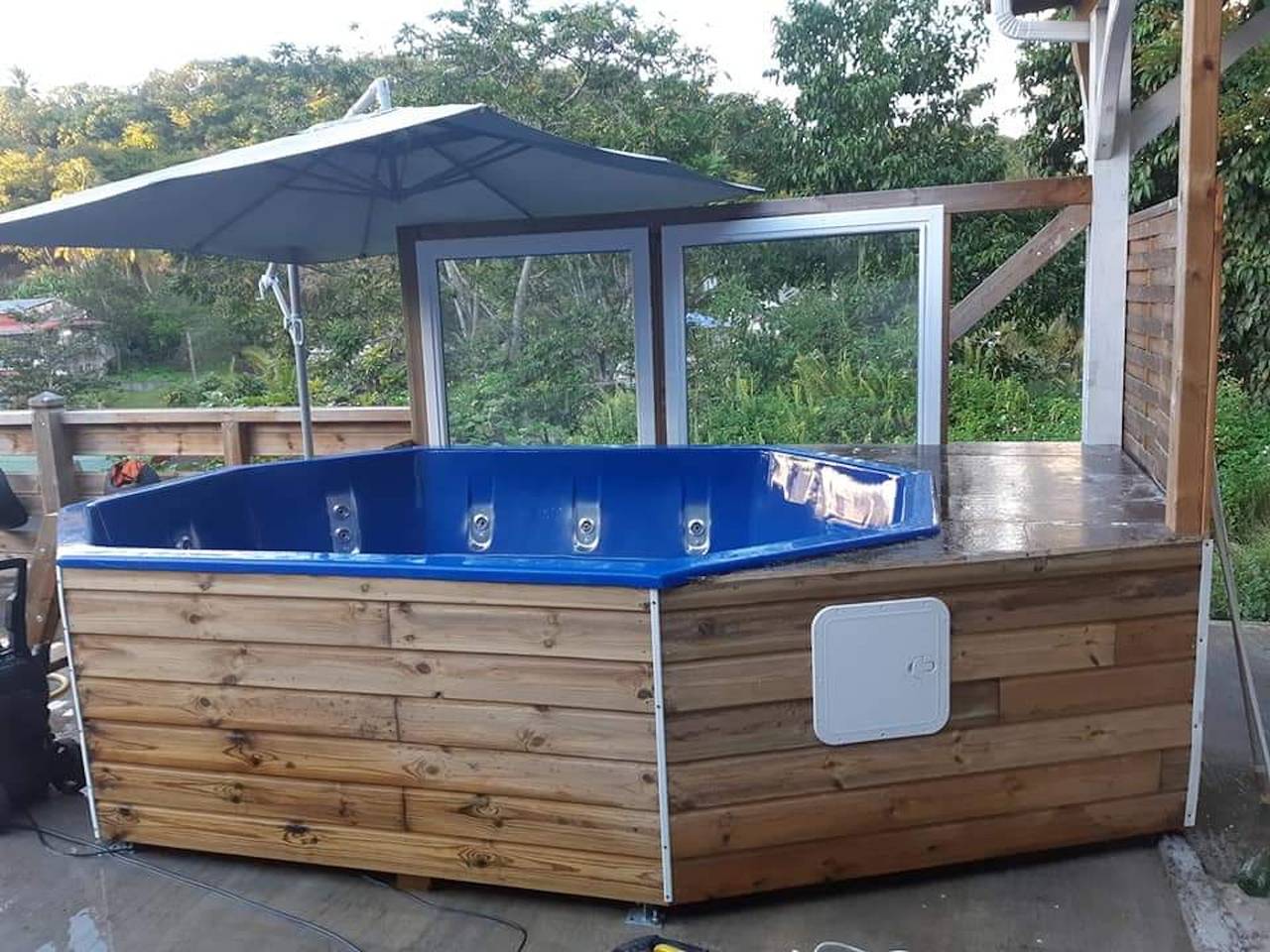 Studio entier, Studio Intime à Le Gosier avec piscine et jacuzzi - 25m² in Cocoyer, Le Gosier