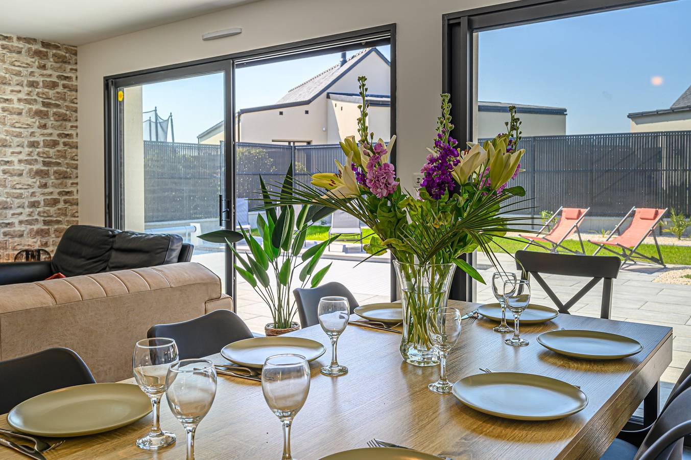 Villa Almaé - Maison neuve proche plages avec piscine chauffée in Ambon, Côte des Mégalithes