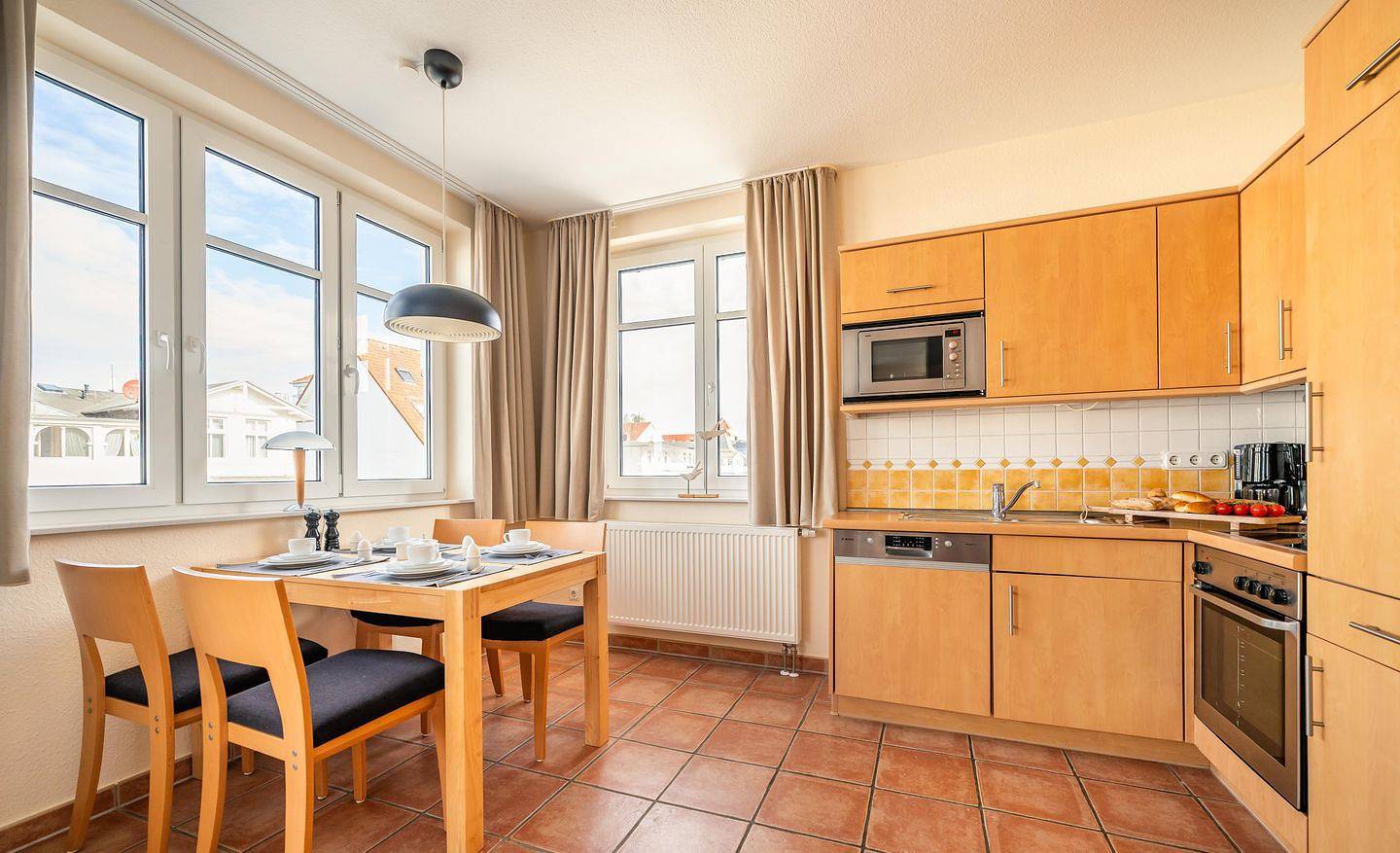 Apartamento entero, Apartamento de vacaciones para 2 personas con balcón in Ostseebad Binz, Binz