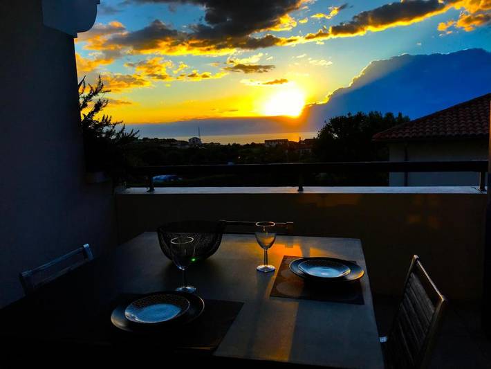 Apartamento para 2 personas, con balcón y vistas en San Juan de Luz
