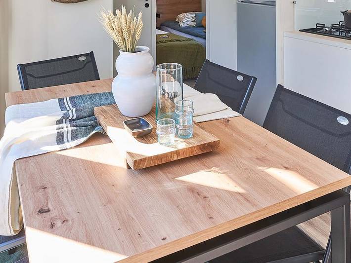 Camping La Ferme du Bord de Mer - Mobilheim 6 personen - Modulo in Gatteville-le-Phare, Cherbourg und Umgebung
