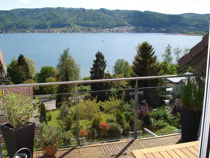 Ferienwohnung für 5 Personen, mit Balkon und Seeblick in Obersee (Bodensee)