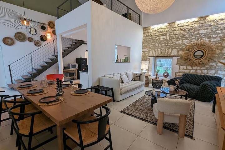 Gîte pour 6 personnes, avec jardin