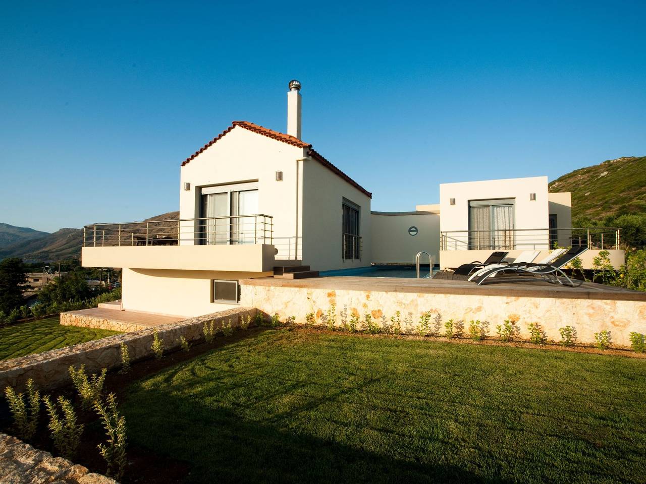 "Villa Pounentes" mit privatem Pool in Nopigia, Chania und Umgebung