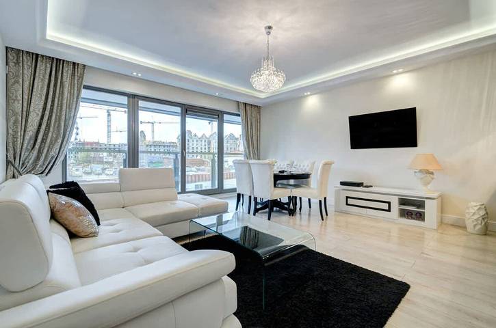 Ferienwohnung für 6 Personen, mit Whirlpool und Garten sowie Pool und Sauna in Danzig