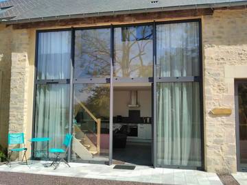 Gîte pour 2 personnes, avec terrasse à Trévières