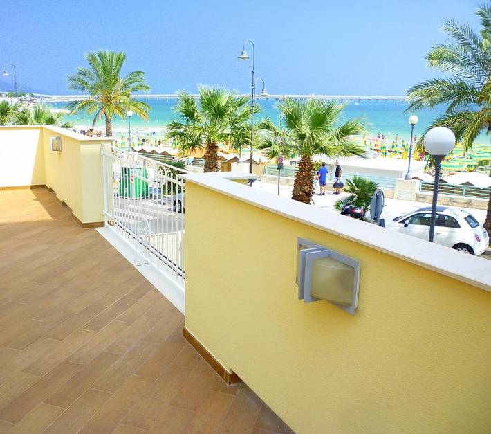 Appartamento per 4 persone, con Balcone e Terrazza nonché Panorama a Manfredonia