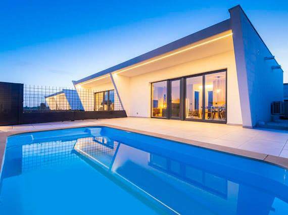 Casa de férias para 4 pessoas, com Terraço e Piscina em Sanxenxo