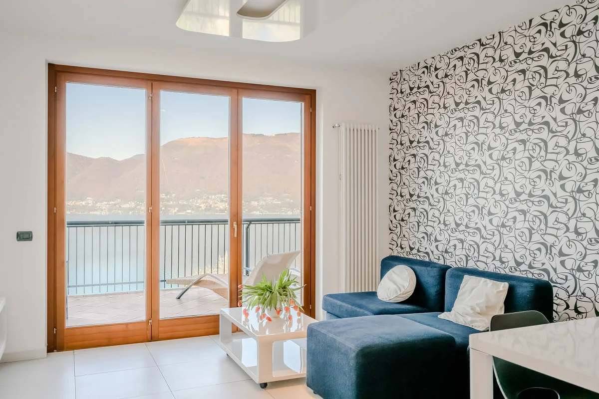 Ganze Wohnung, Stunning 1 bed Lake Maggiore apartment in Bedero Valtravaglia, Brezzo di Bedero