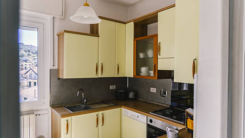 Ferienwohnung für 4 Personen, mit Balkon und Terrasse sowie Ausblick an der Ligurische Küste - 3