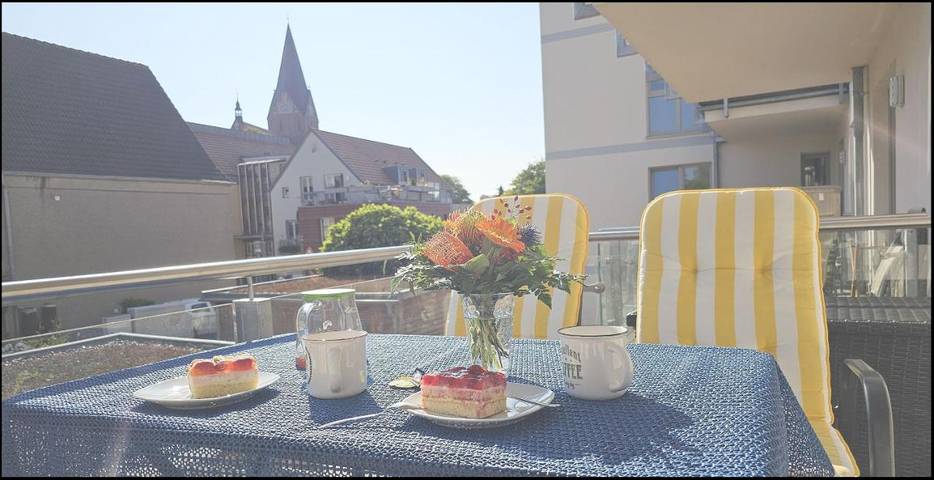 Ferienhaus für 4 Personen, mit Balkon und Seeblick sowie Ausblick, mit Haustier in Barth