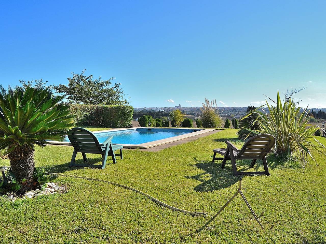 Finca confortable avec piscine privée, 2 chambres à Muro in Muro, Majorque du Nord