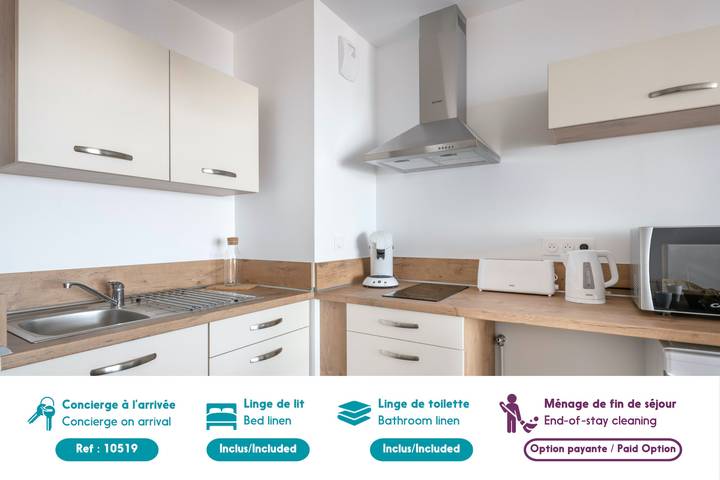 Apartamento entero, Precioso piso frente al mar para 2 in Pléneuf-Val-André, Côte de Goëlo