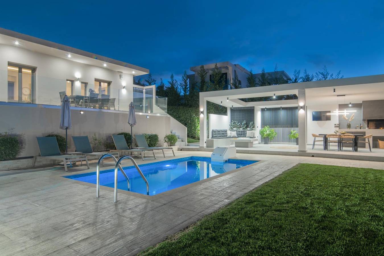 Villa für 6 Personen mit Terrasse in Tragaki, Zakynthos