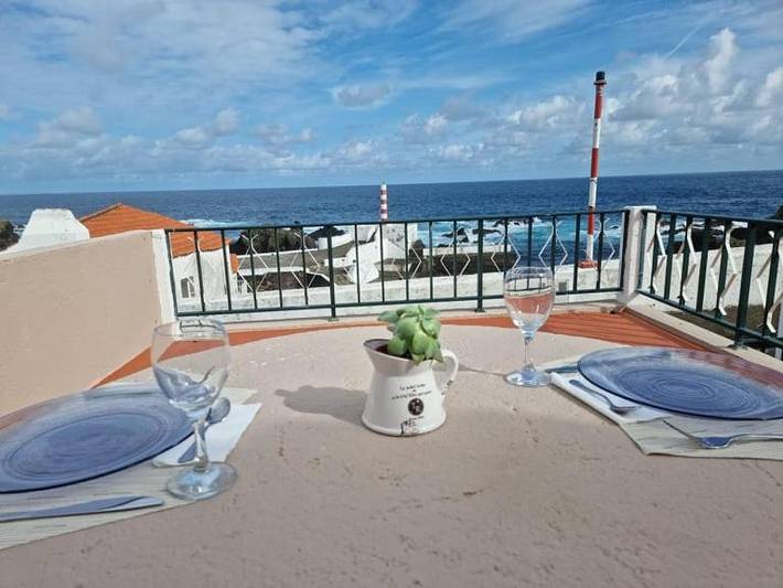 Casa de férias para 3 pessoas, com Terraço e Vista em Santa Cruz das Flores