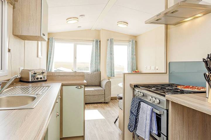 Static caravan for 4 people in Cornwall