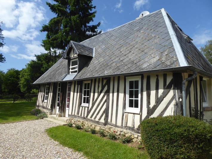Location de vacances pour 4 personnes, avec Terrasse ainsi que Jardin et Vue à Le Mesnil-sur-Blangy