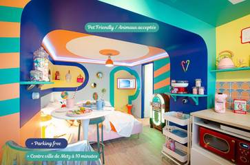 Gîte pour 2 personnes, avec jardin à Le Ban-Saint-Martin