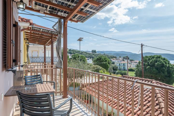 Ferienwohnung für 3 Personen, mit Garten und Balkon