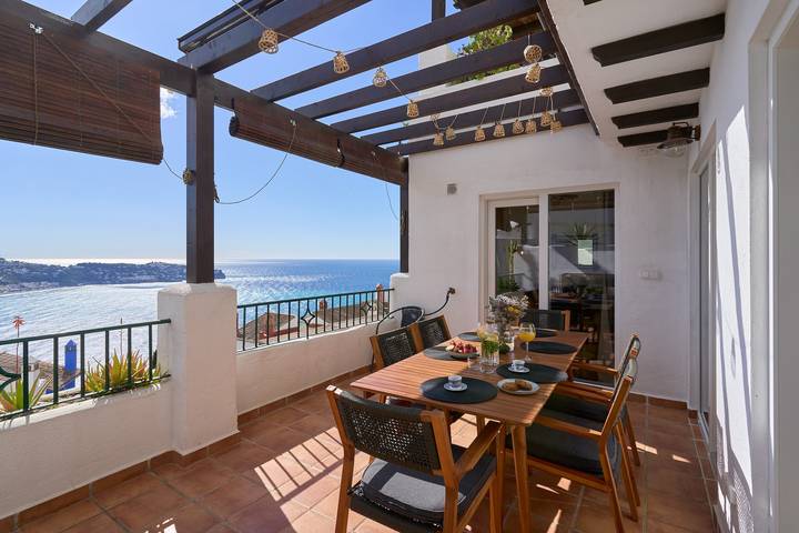 Ferienhaus 'Casa Musse' mit privater Terrasse und WLAN in Cerro Gordo, Almuñecar
