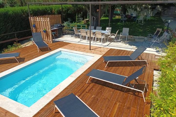 Location de vacances pour 9 personnes, avec Terrasse et Jardin à Beaumes-de-Venise