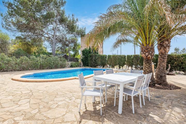 Finca "Villa Son Coves" con jardín y piscina in Santanyí, Mallorca Sur