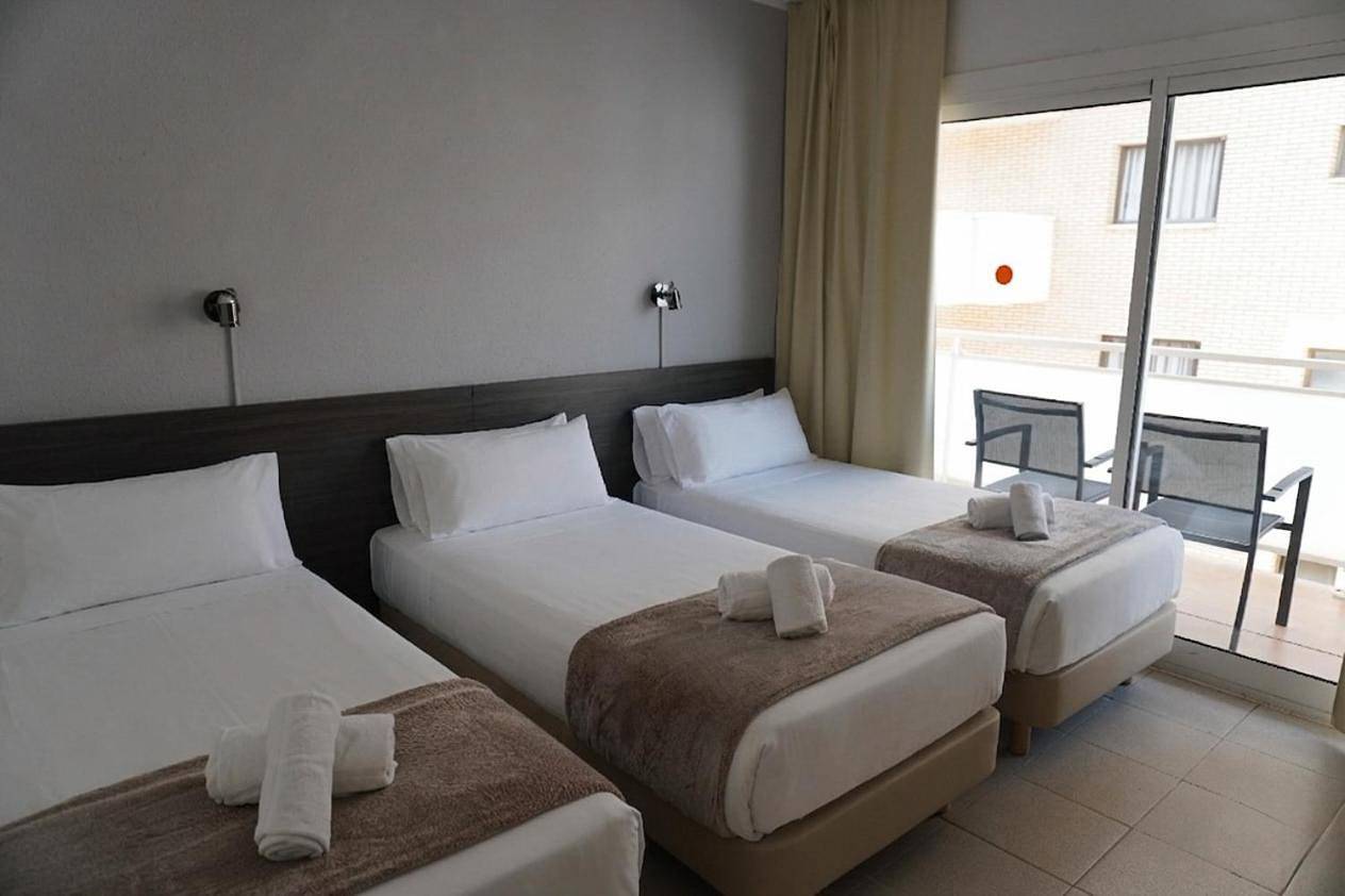 Deluxe Double Room with Side Sea View in Salou, Costa Dorada