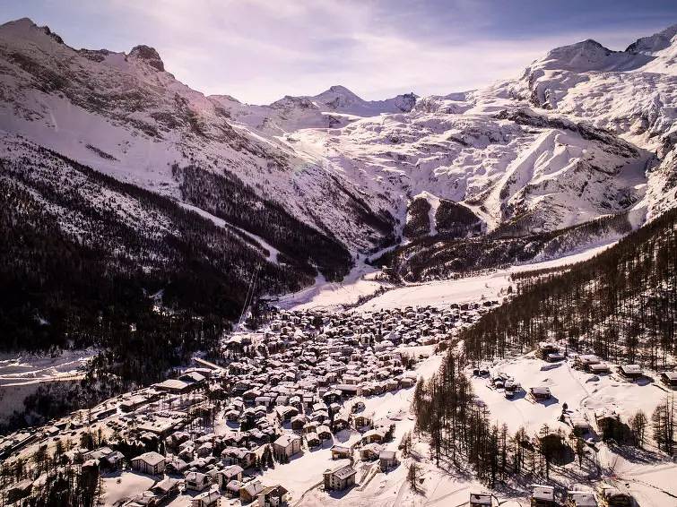 Ganze Wohnung, 3 Pièces 5 Personnes in Saas-Fee, Walliser Alpen