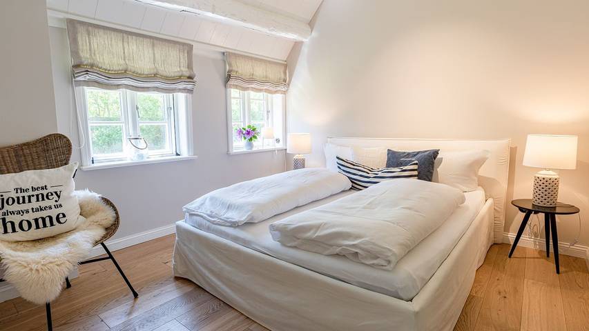 Ferienwohnung für 4 Personen, mit Sauna und Garten, mit Haustier in Borgsum