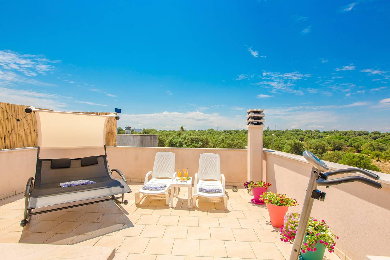 La nuvola sui pedali in Carovigno, Salento