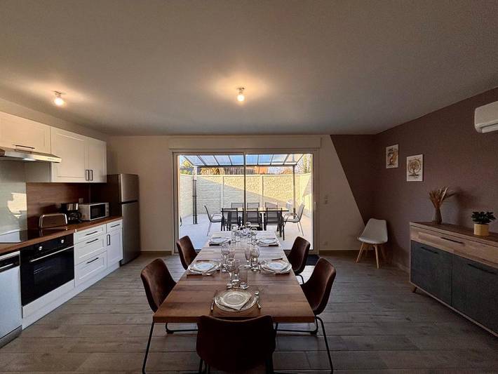 Location de vacances pour 8 personnes, avec terrasse à Clermont-Créans - 4