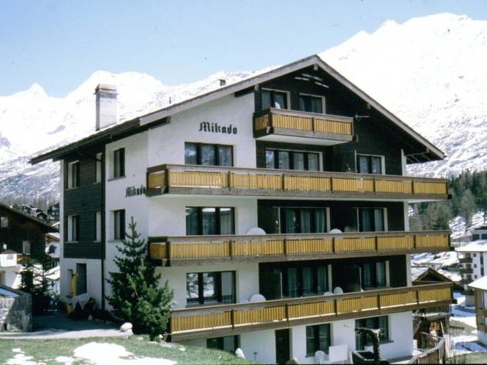 Vacation rental for 2 people, with balcony in Saas-Fee