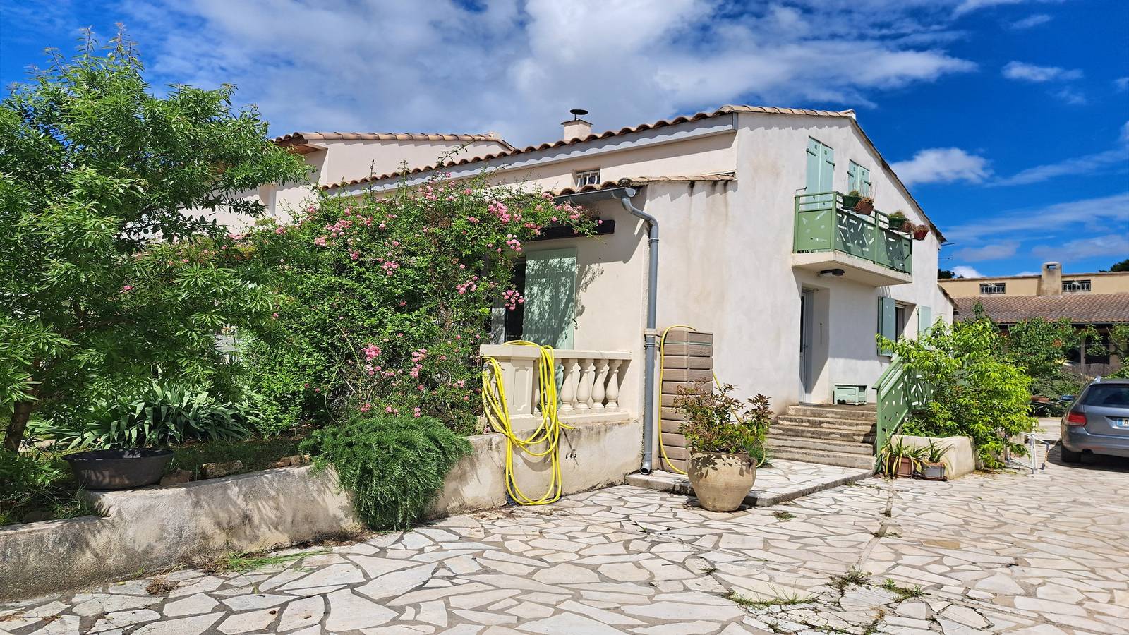 Chambre d'hôtes 'Cantegrel 1er Étage de 1 à 5' avec Terrasse Partagée, Jardin Partagé et Wi-Fi in Lunel-Viel, Côte d'Améthyste