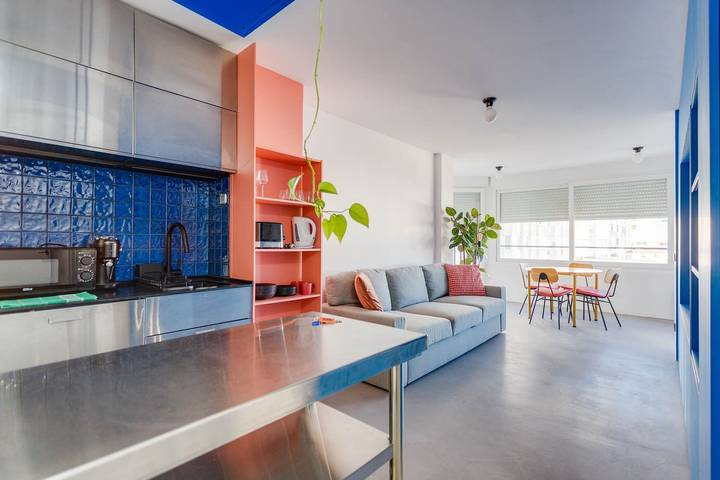 Apartamento de férias para 2 pessoas, com varanda na Costa de Caparica