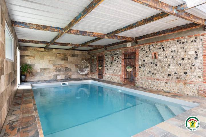 Gîte pour 8 personnes, avec piscine et sauna ainsi que jacuzzi et jardin à La Poterie-Cap-d'Antifer - 3