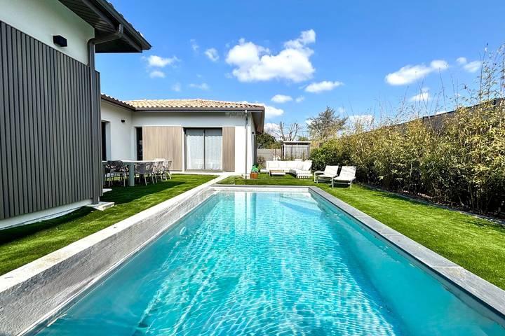 Villa pour 6 personnes, avec vue sur le lac et jardin, adapté aux familles à Gujan-Mestras - 2