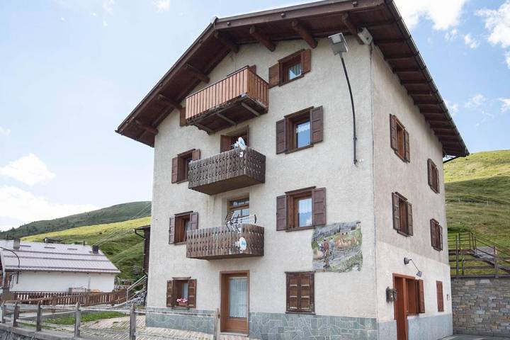 Ferienwohnung für 4 Personen, mit Balkon und Terrasse sowie Ausblick