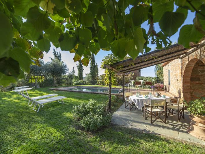 Ferienhaus für 5 Personen, mit Garten und Terrasse sowie Ausblick in der Toskana - 4