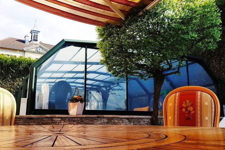 Appartement de vacances pour 8 personnes, avec Jacuzzi ainsi que Terrasse et Jardin