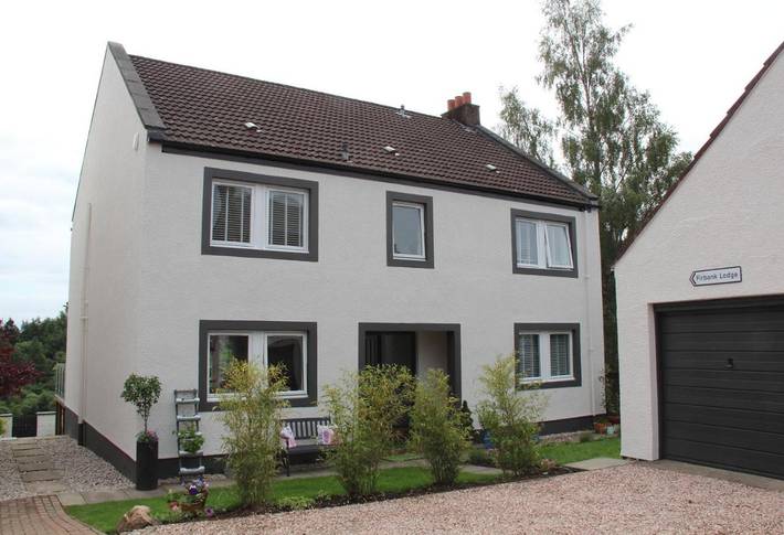 Casa de huéspuedes para 2 personas, con vistas además de jardín y terraza en Escocia