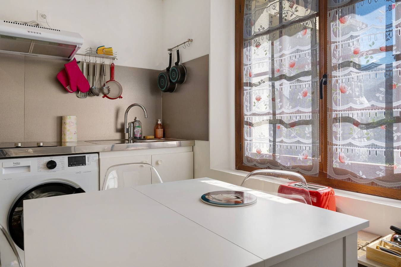 Ganze Wohnung, Apartment „L'arrieulat 2“ mit Bergblick, gemeinsamer Terrasse und Garten in Argelès-Gazost, Französische Pyrenäen