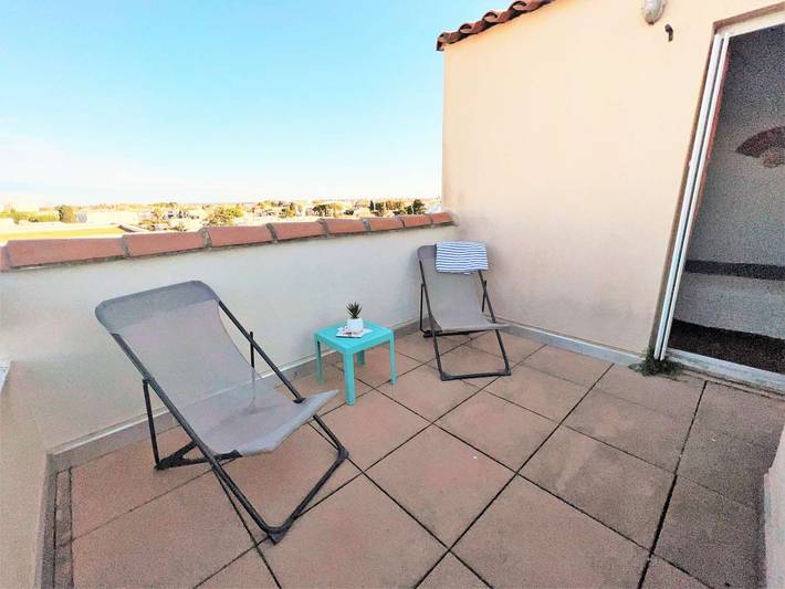 Appartement de vacances pour 4 personnes, avec terrasse en Camargue