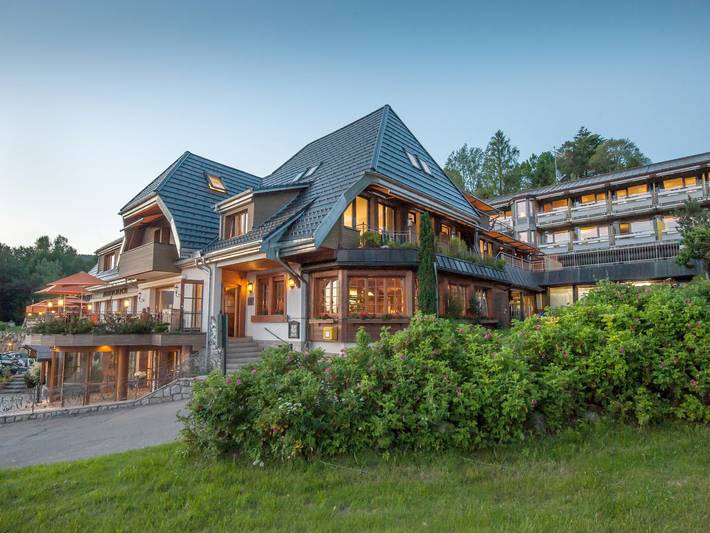 Albtalblick Hotel - Restaurant - Einzelzimmer Komfort, 23qm, mit Dusche/Wc und Balkon in Häusern, Südschwarzwald