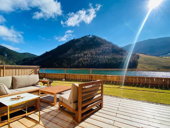 Chalet für 2 Personen, mit Ausblick und Balkon sowie Garten und Seeblick, kinderfreundlich in Österreich - 4