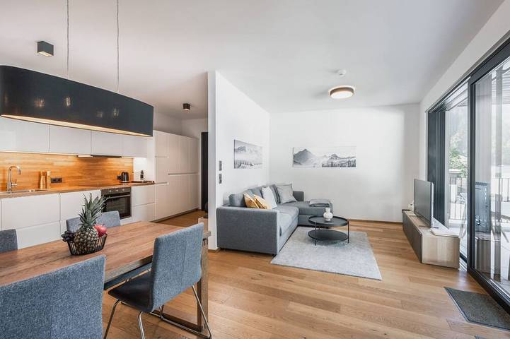 Ferienwohnung für 4 Personen, mit Balkon, mit Haustier in See