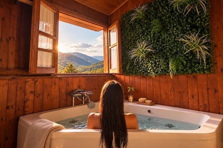 La Congosta · Jacuzzi, chimenea y montaña en Asturias in Teverga, Cordillera Cantábrica
