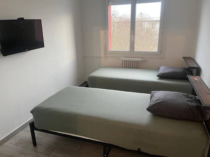 Appartement de vacances pour 7 personnes, avec jardin ainsi que balcon et vue