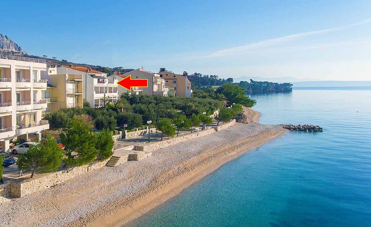 Ganze Wohnung, Studio Appartement am Strand Tucepi, Makarska As-2694-a in Tucepi, Makarska Riviera